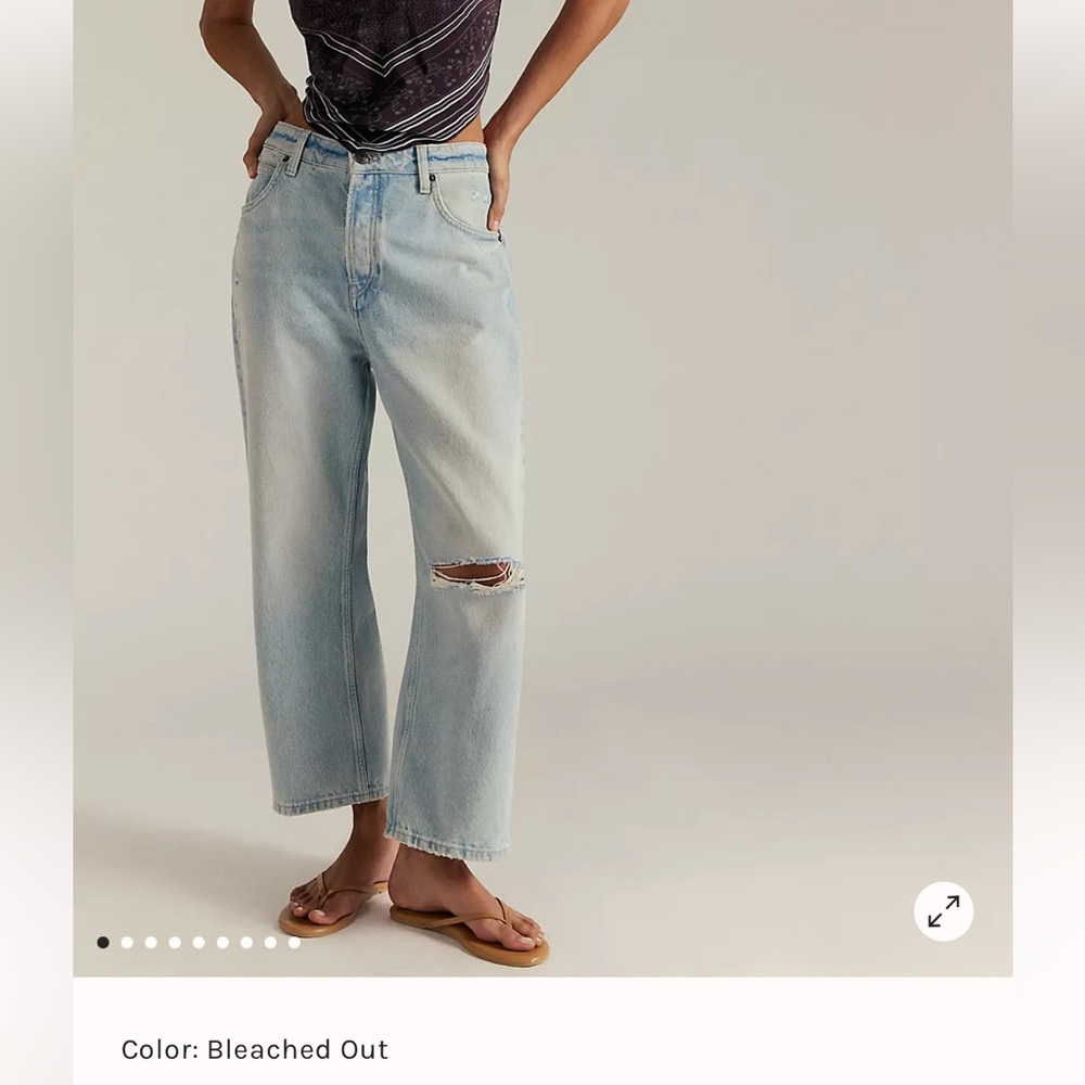 Free People We The Free Deep Trance Dropped Boyfriend Jeans